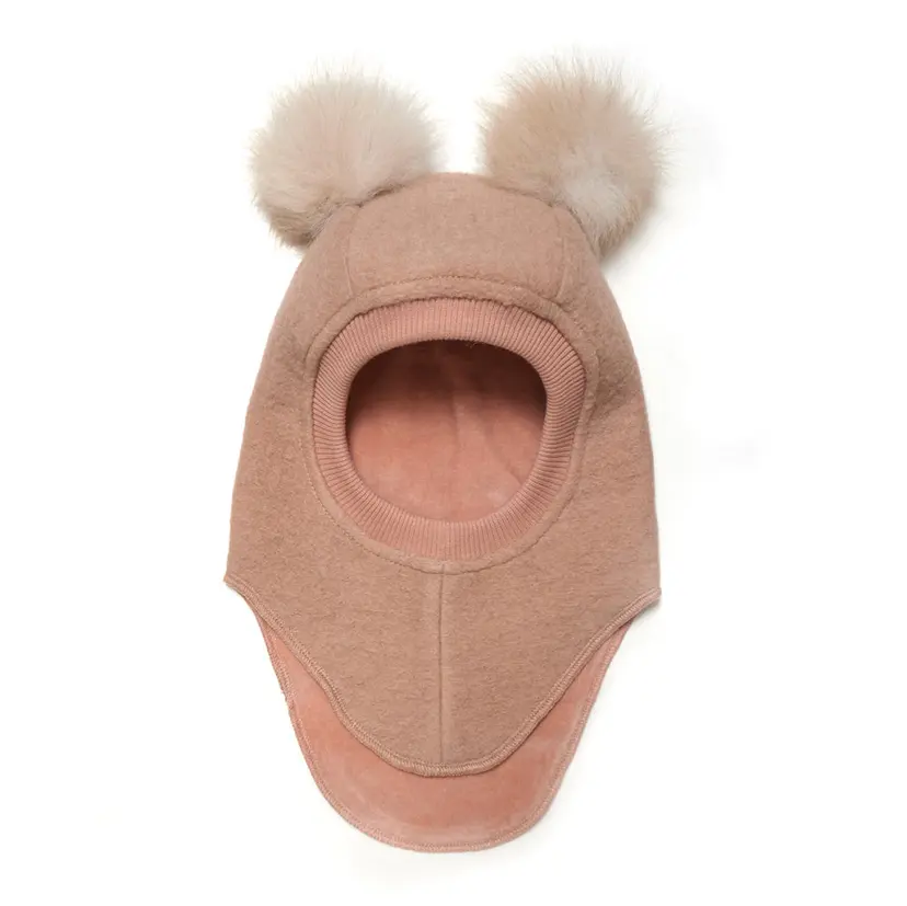Huttelihut Huttelihut - Balaclava Ullfleece Alpakkadusk Rose Melange