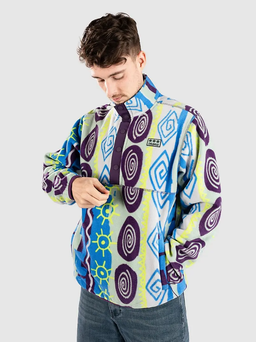 Dravus Dravus Echo Half-Zip Fleecegenser mønster