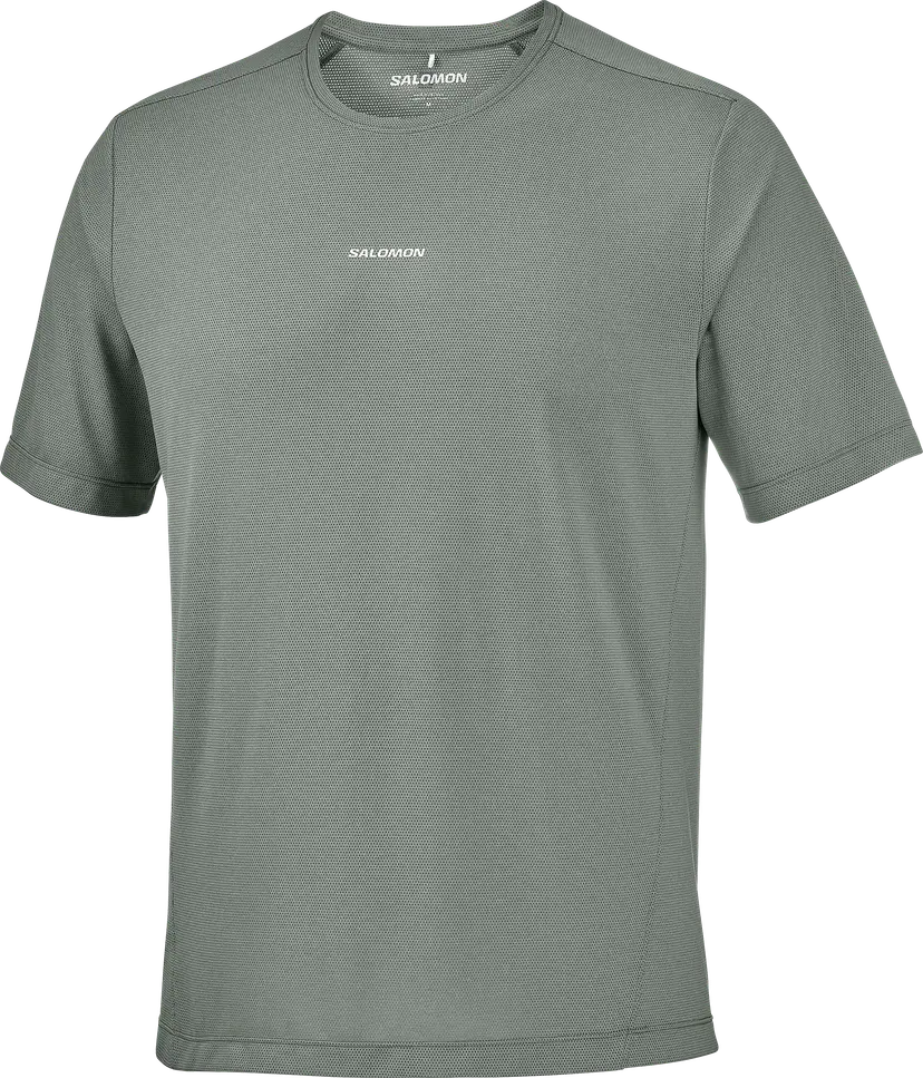 Salomon Salomon Men's Shkout Core Short Sleeve Tee Castor Gray