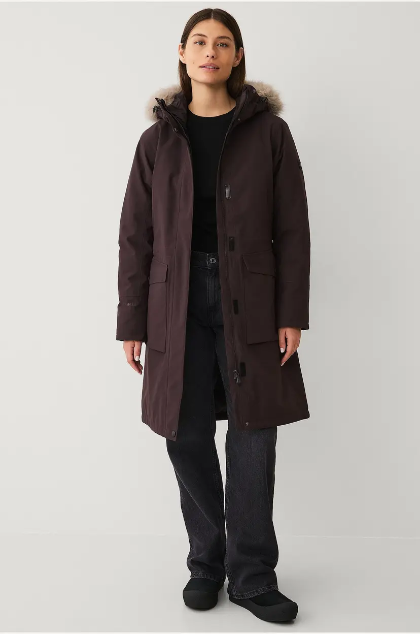 Áhkká Parka Perfect Parka W - Brun