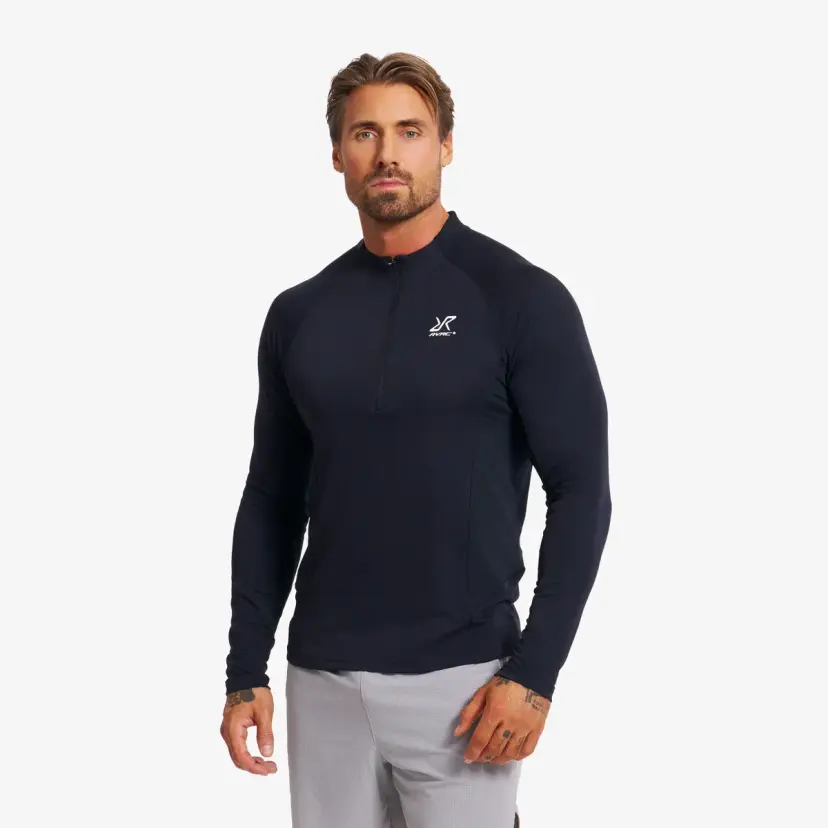 RevolutionRace Force Light Half-zip Top Herre Black