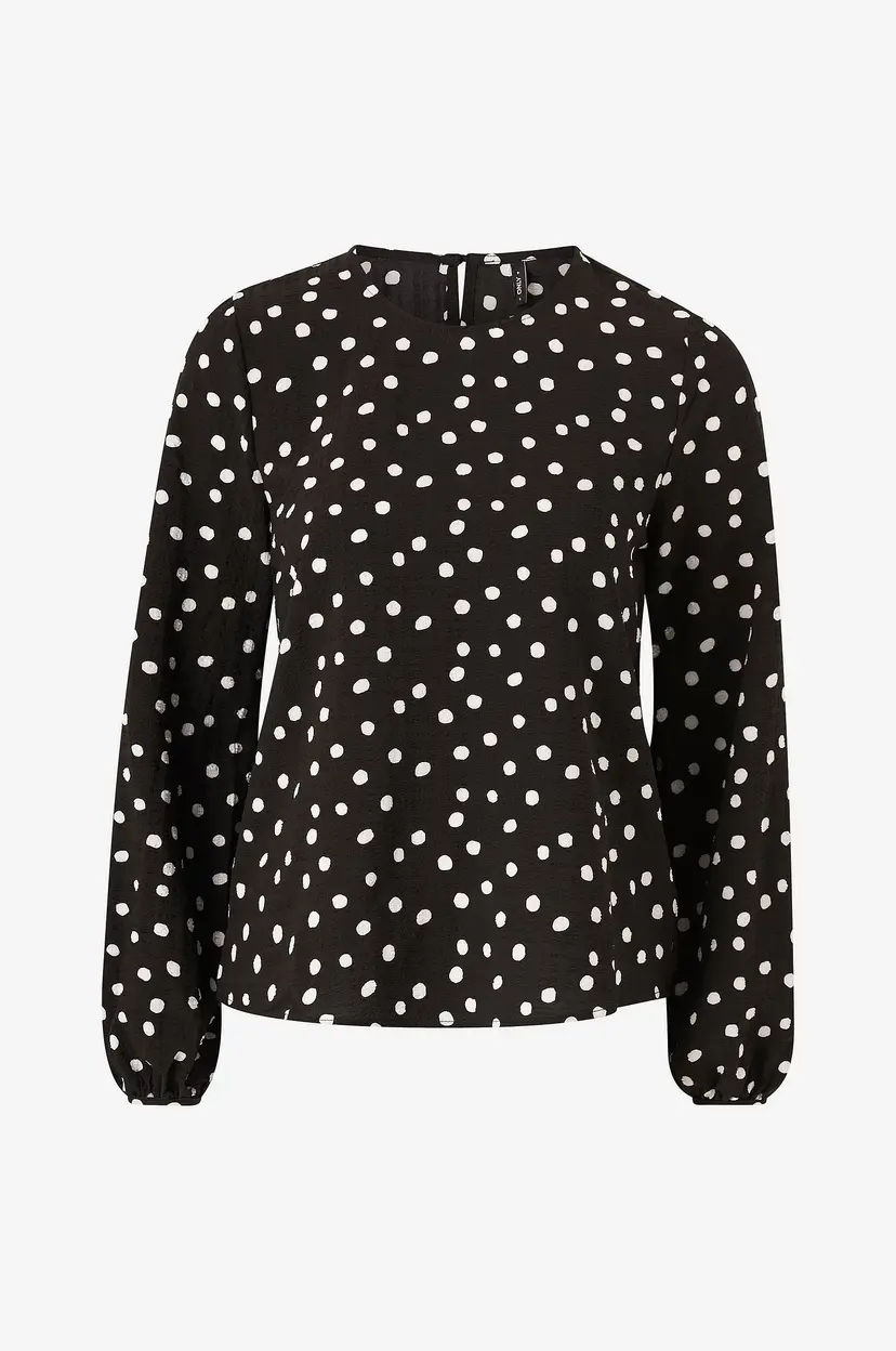 ONLY Bluse onlSandi L/S Top Jrs - Svart
