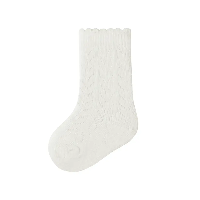 Lil`Atelier Lil'Atelier - Lil' Atelier Knestrømper Baby Herda Coconut Milk