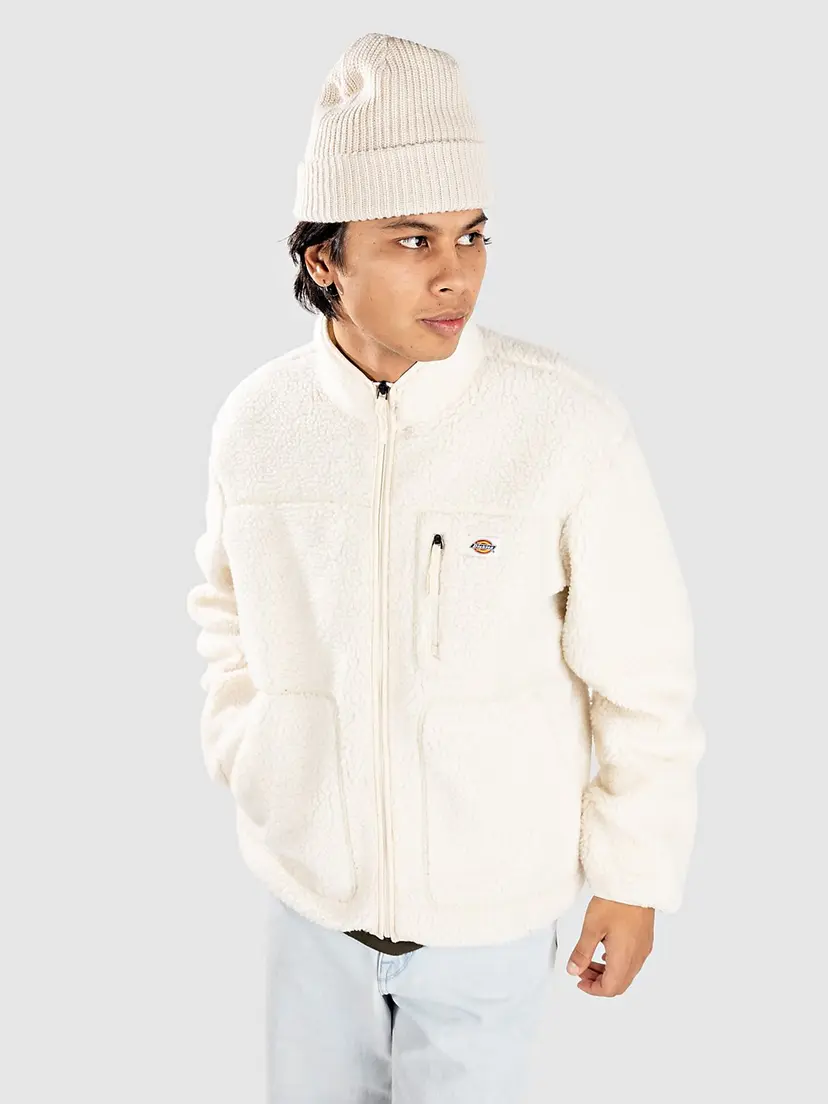 Dickies Dickies Mount Hope Fleecejakke hvit