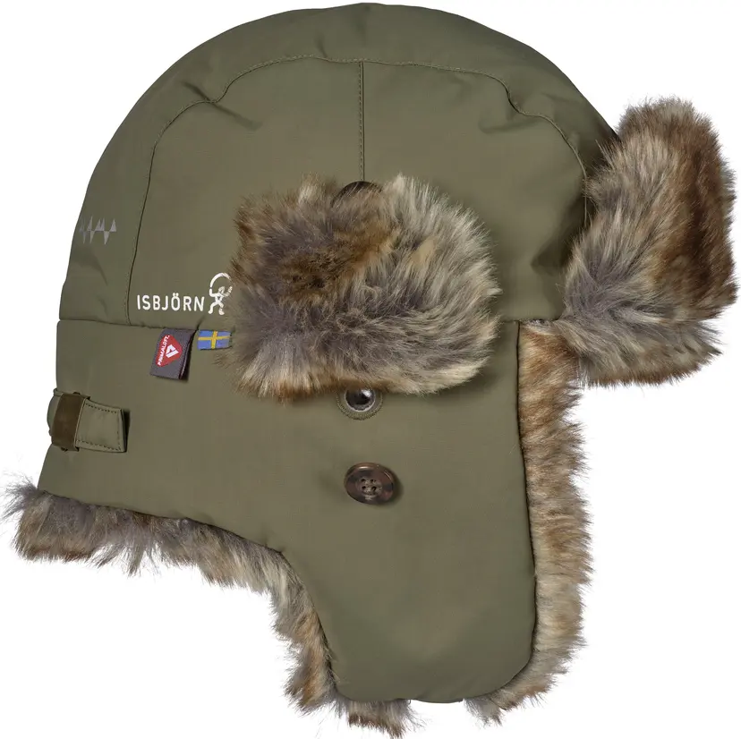 Isbjörn Isbjörn Squirrel Winter Cap Moss