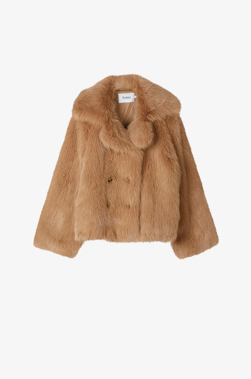 Stylein Jakke i fuskepels Hazel Jacket - Beige