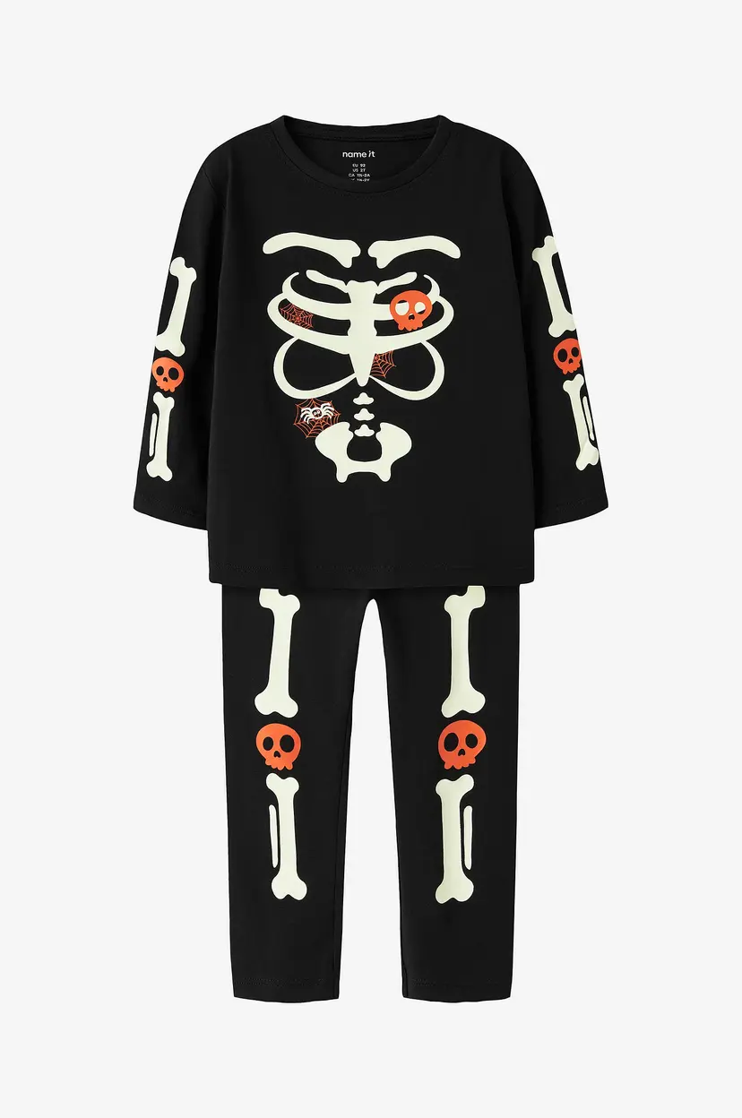 NAME IT Pyjamasoverall Nmnowina Night Set - Svart