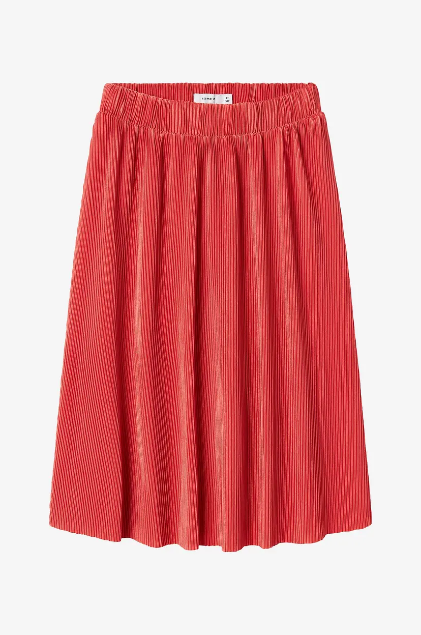 NAME IT Skjørt nkfHiljas Long Skirt - Rød