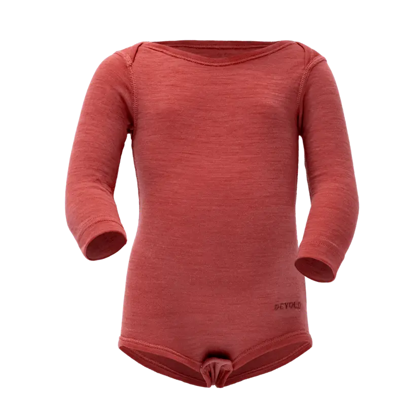 Devold Devold - Duo Active Merino Body Baby - Size 56 - Rød
