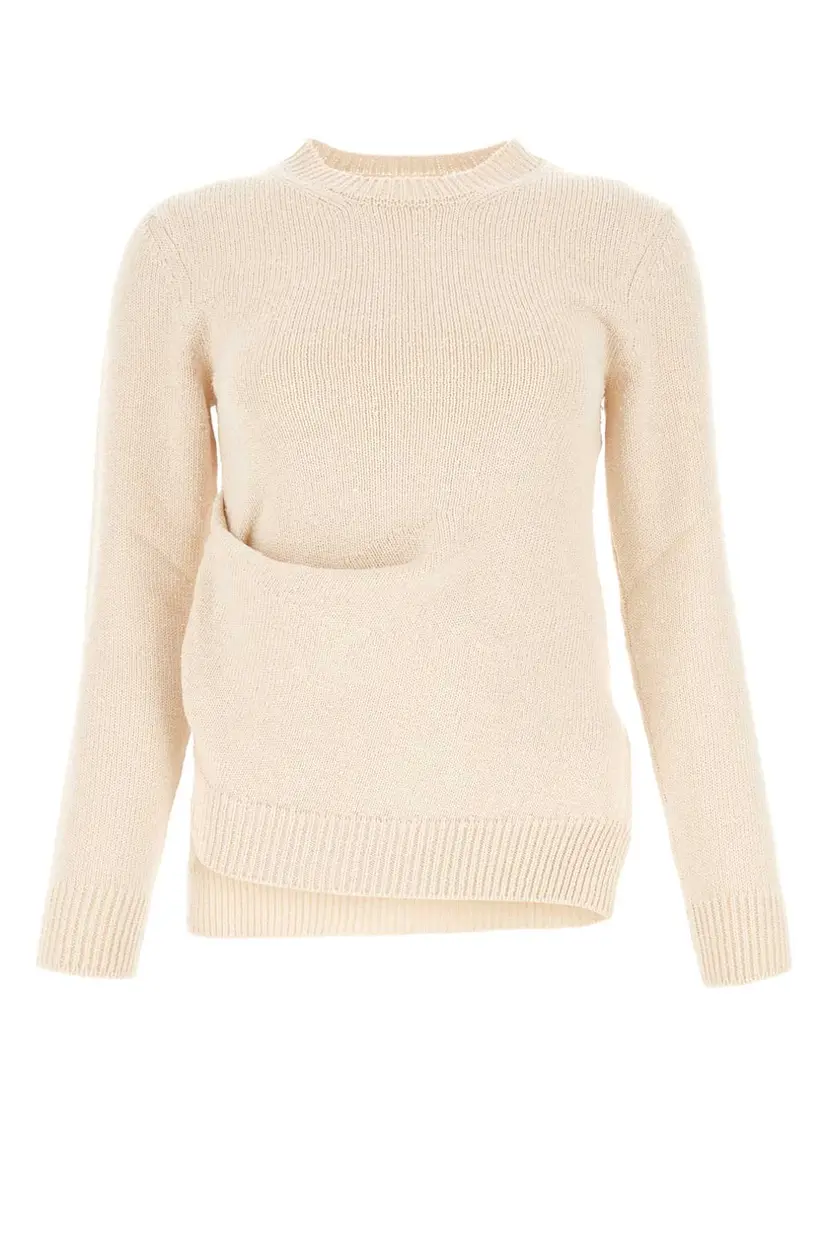 Jil Sander Jil Sander Strikkegensere – Hvit