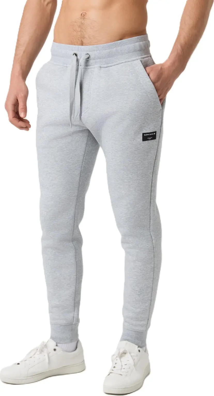 Björn Borg Björn Borg Men's Centre Tapered Sweatpants Light Grey Melange