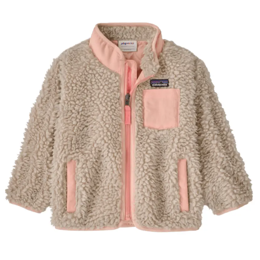 Patagonia Patagonia Baby Retro-X Jkt Natural W/Sunlit Pink