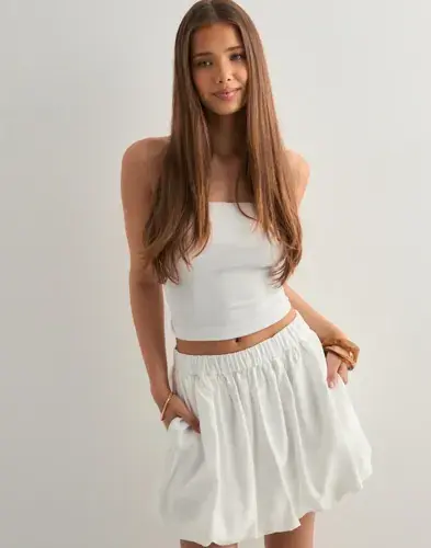 Vero Moda Vero Moda - Hvit - Vmlori Mini Ballon Skirt Wvn Exp