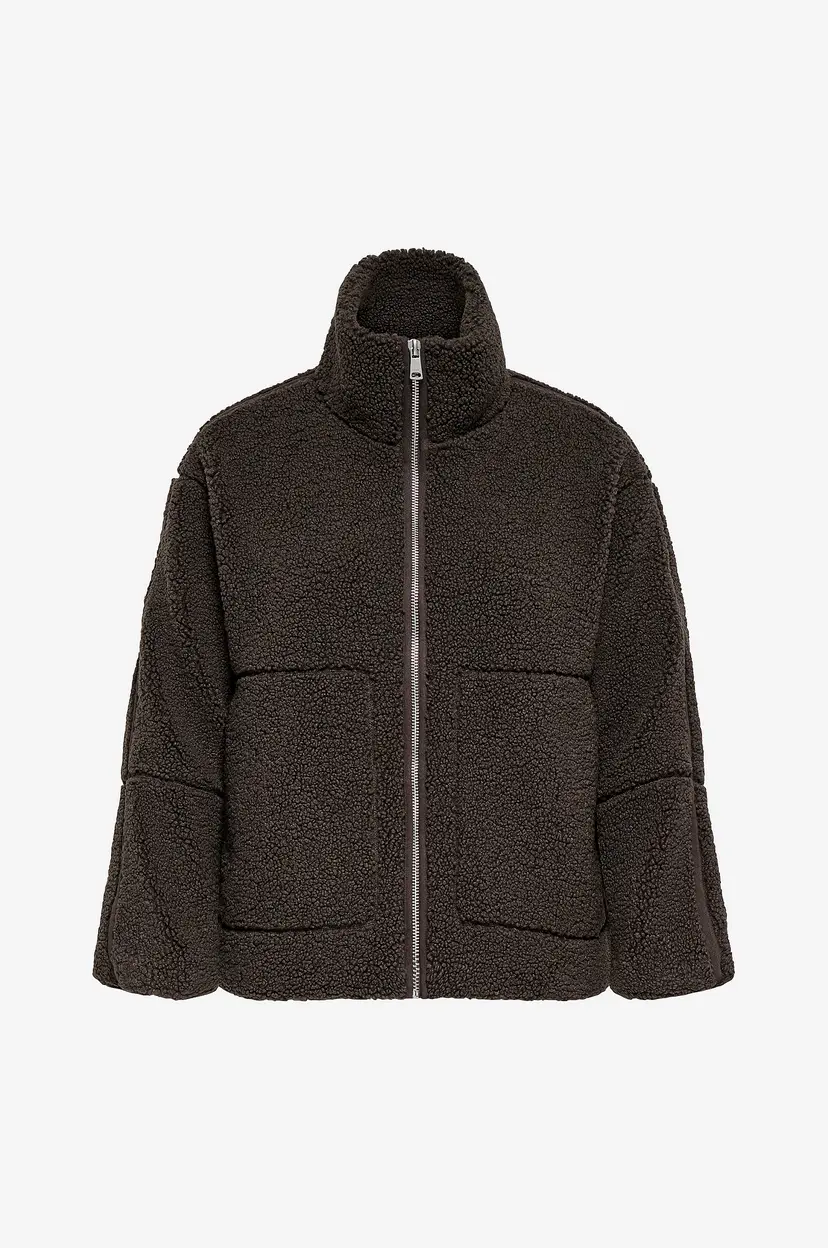 Only Carmakoma Teddyjakke Caraspen Teddy Jacket - Brun
