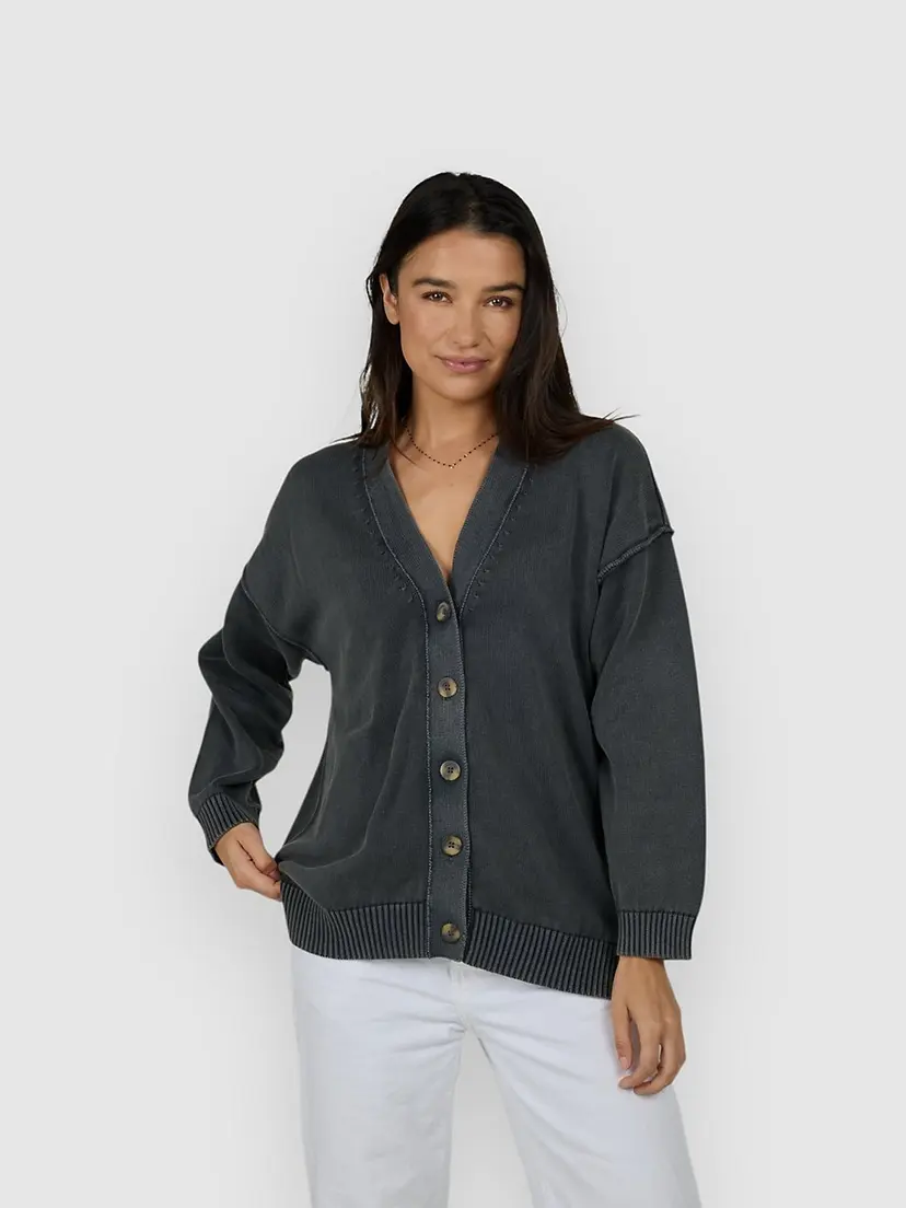 Salty Crew Salty Crew Seaside Cardigan grå