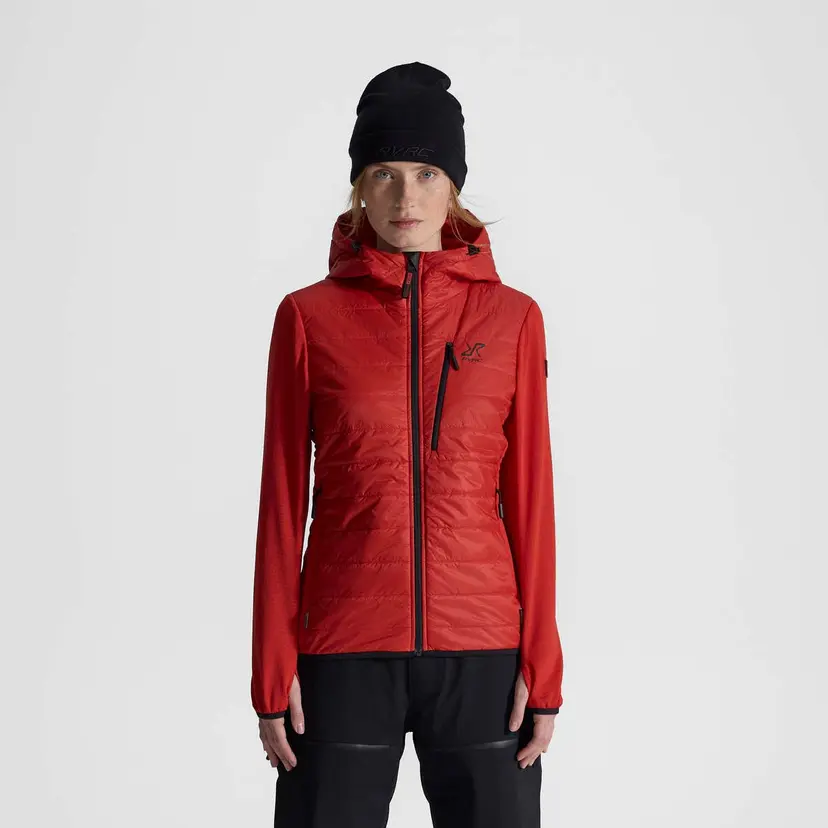 RevolutionRace Ultra Hybrid Jacket Dame Aura Red