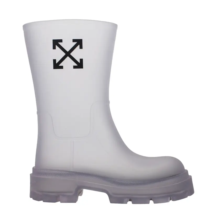 Off White Off-White Gummistøvler – Hvit
