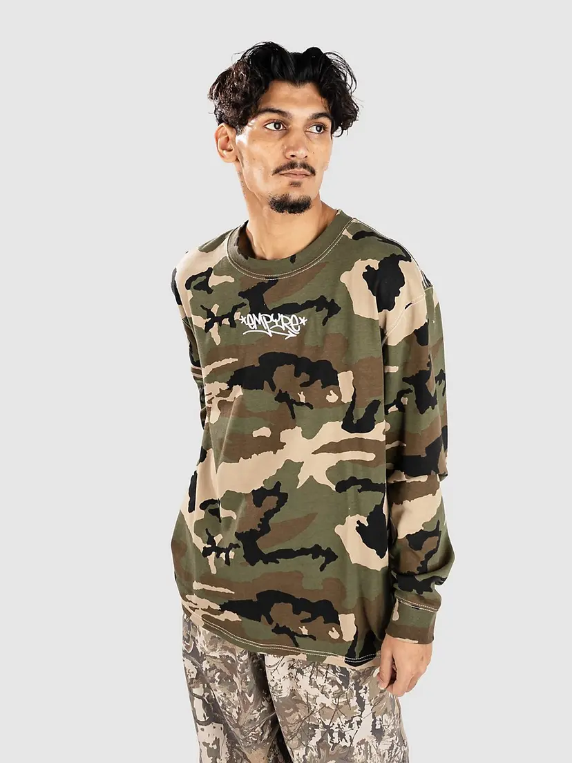Empyre Empyre Sandbag Langermet T-skjorte camo