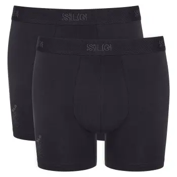 Sloggi Sloggi 2P SLG Base Short Svart bomull Large Herre