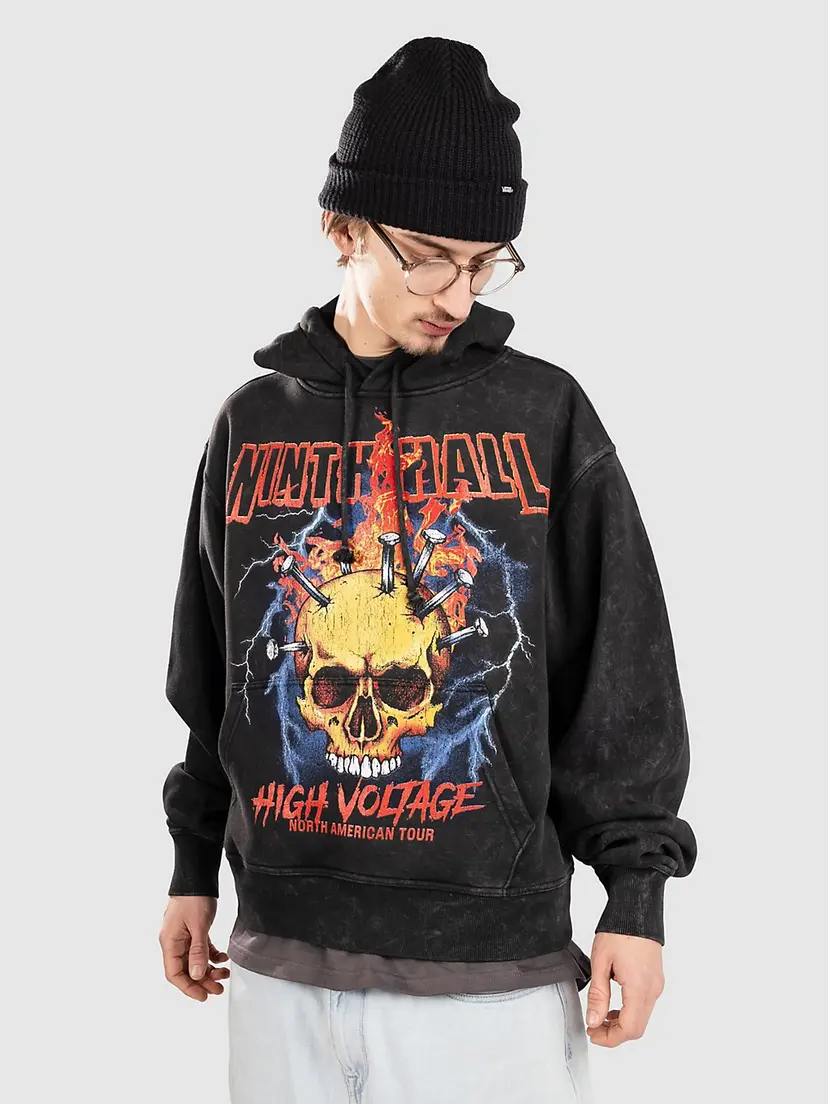 Ninth Hall Ninth Hall Nh Tour Boxy Hettegenser svart