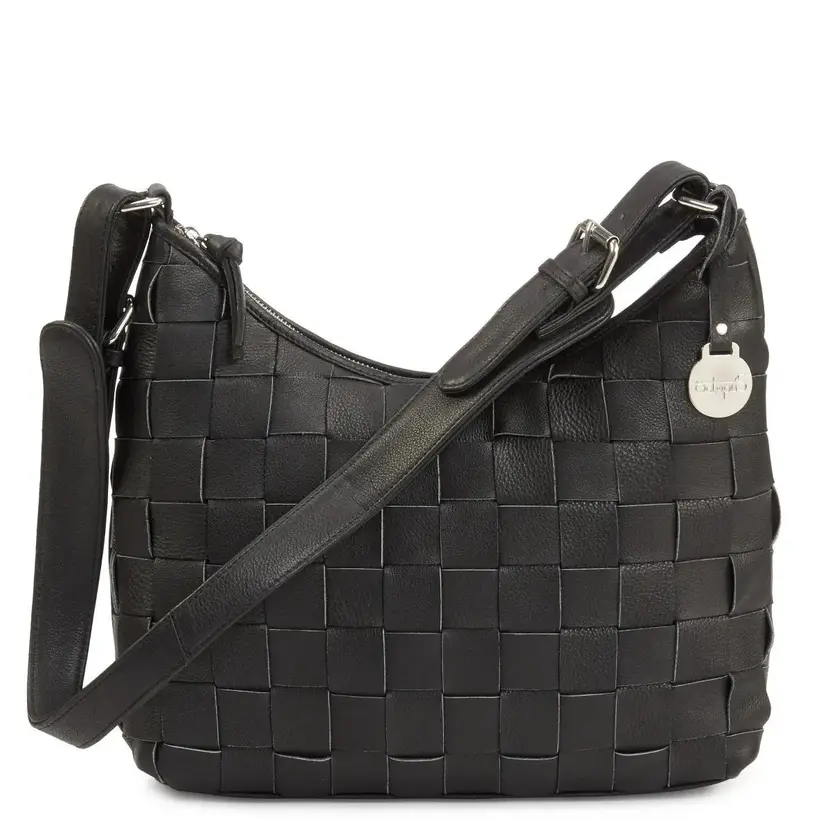 Octopus Denmark Style Moldova i sort. Eksklusiv håndflettet lædertaske til skulder & crossbody