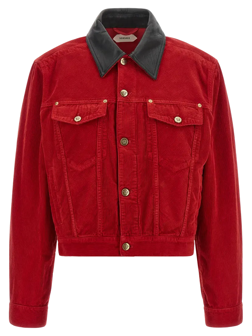 Versace Versace Skinnjakker – Rød