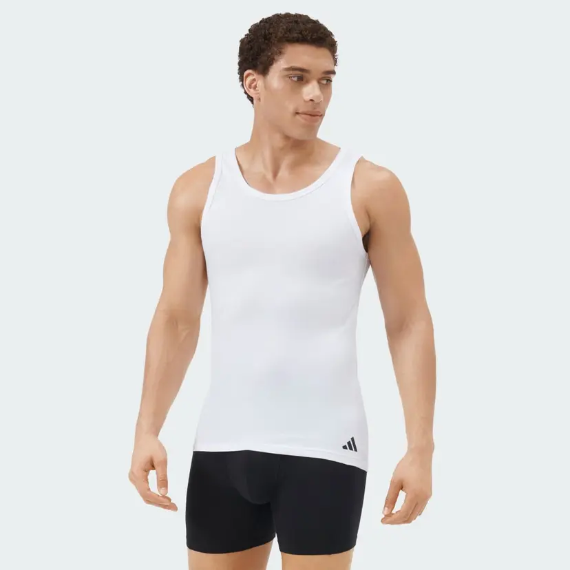 Adidas Active Flex Cotton Tanktopp, pakke med 2
