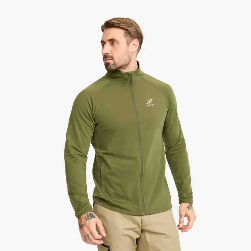 RevolutionRace Evolution Light Stretch Fleece Herre Cypress