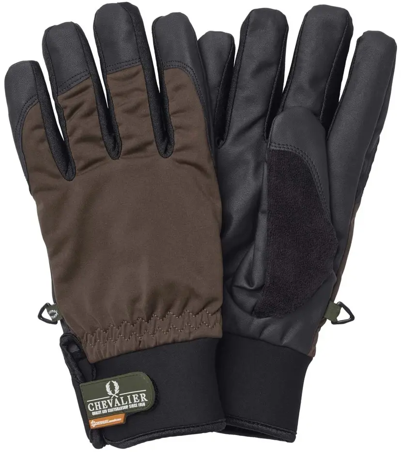 Chevalier Chevalier Windblocker Shooting Gloves Leather Brown