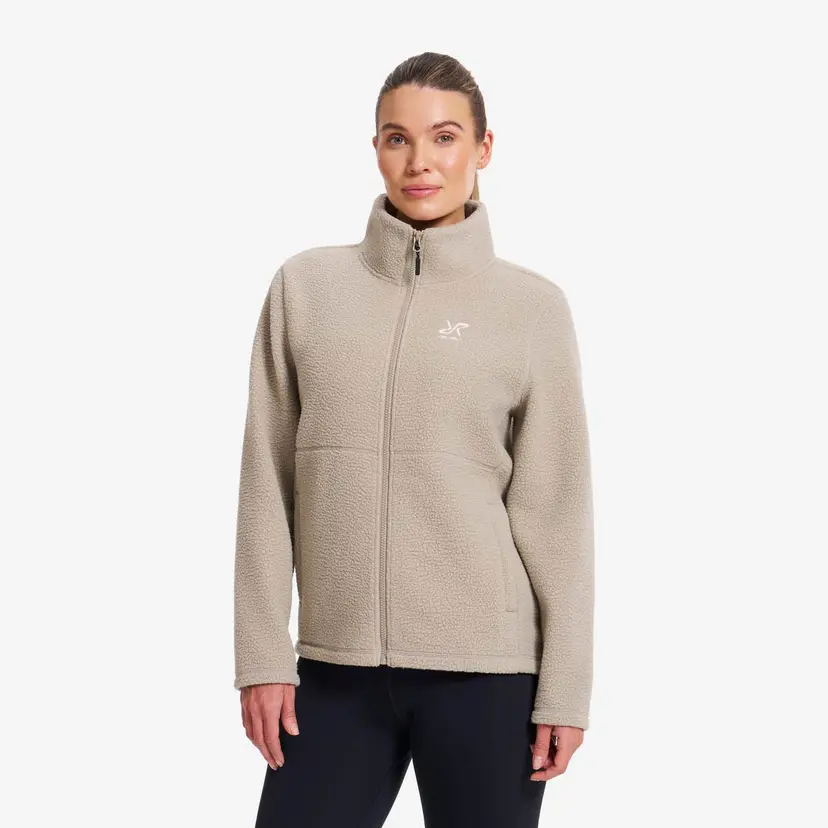 RevolutionRace Moss Pile Fleece Jacket Dame Aluminium