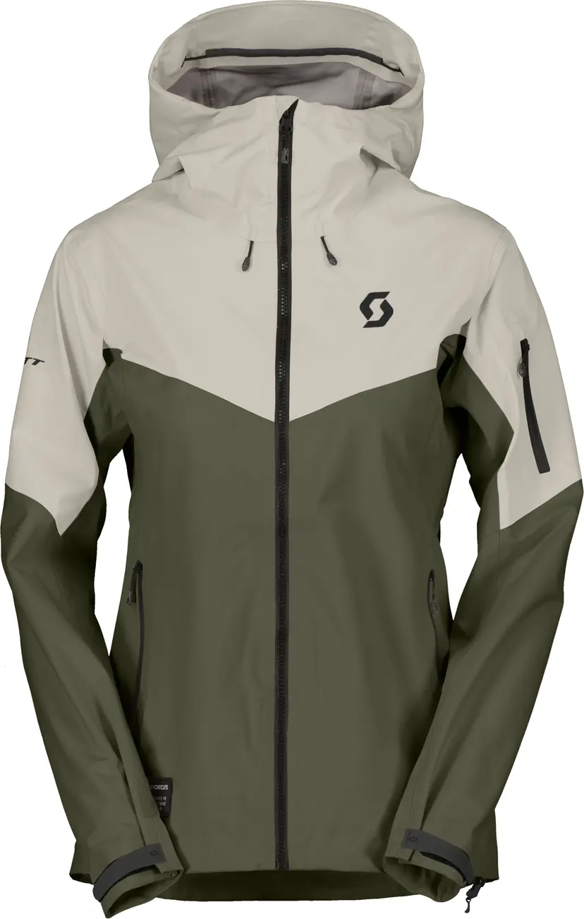 Scott Scott Women's Jacket Explorair 3l Bread brown/Fresh green