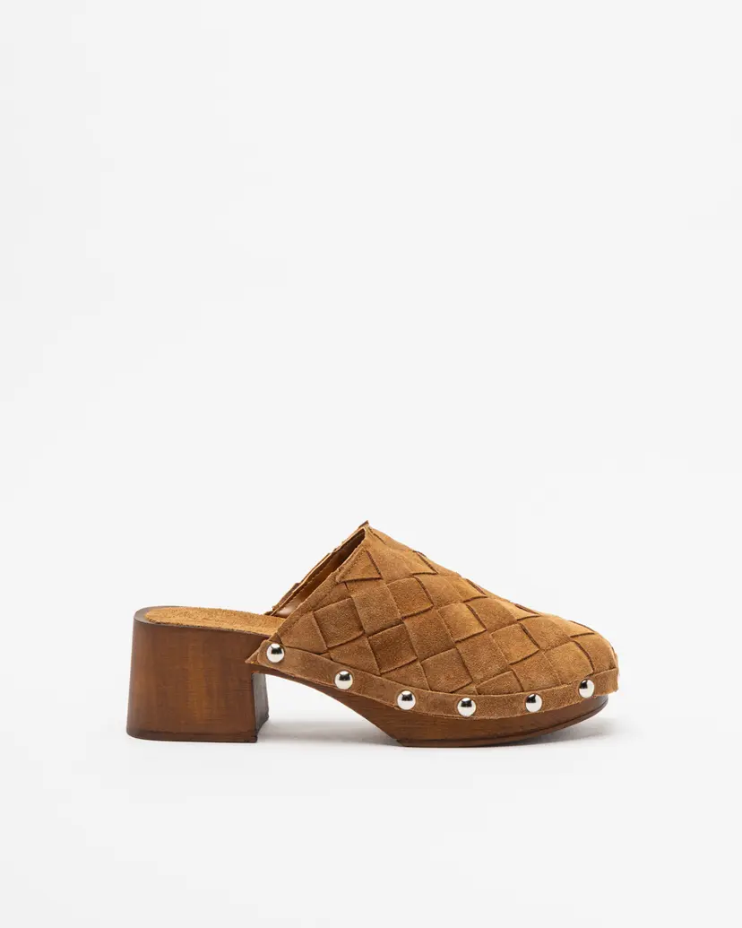 Dropp Dropp GIULIA Camel Clogs