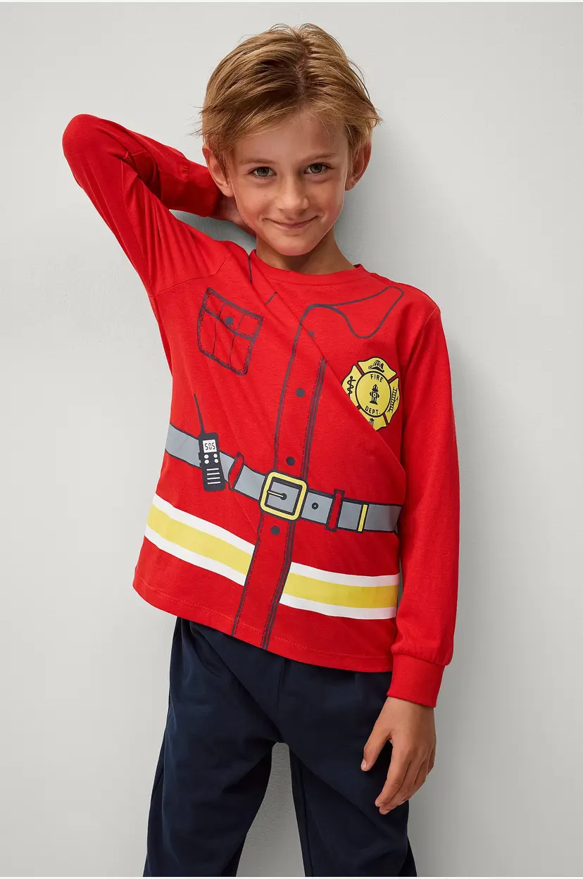 Ellos Collection Pyjamas Thomas - Rød