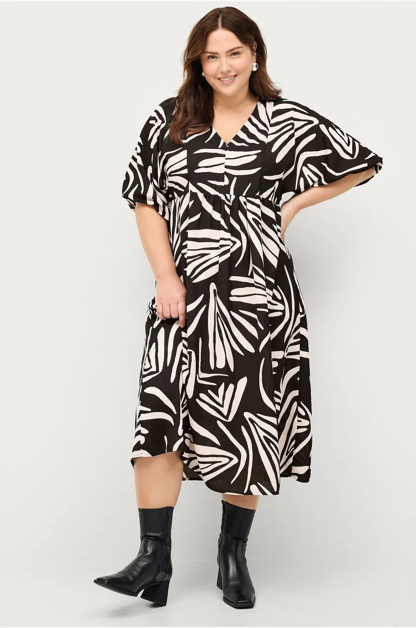 Ellos Plus collection Kjole Cilla - Svart