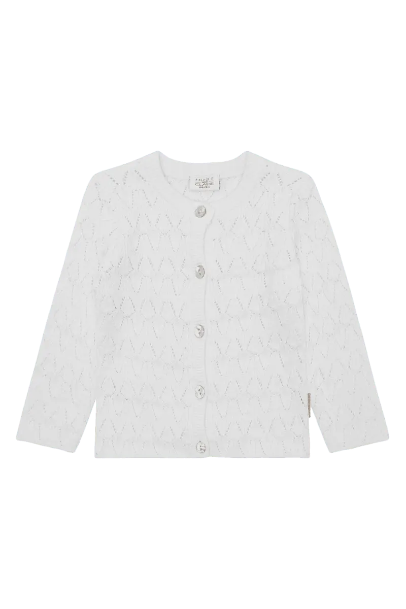 Hust and Claire Hust And Claire Cilja Cardigan White (98 /3 år)