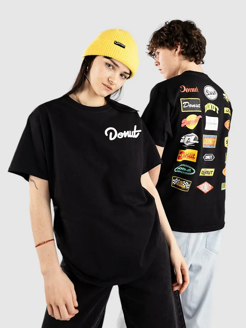 Donut Donut 21 Logo T-skjorte svart