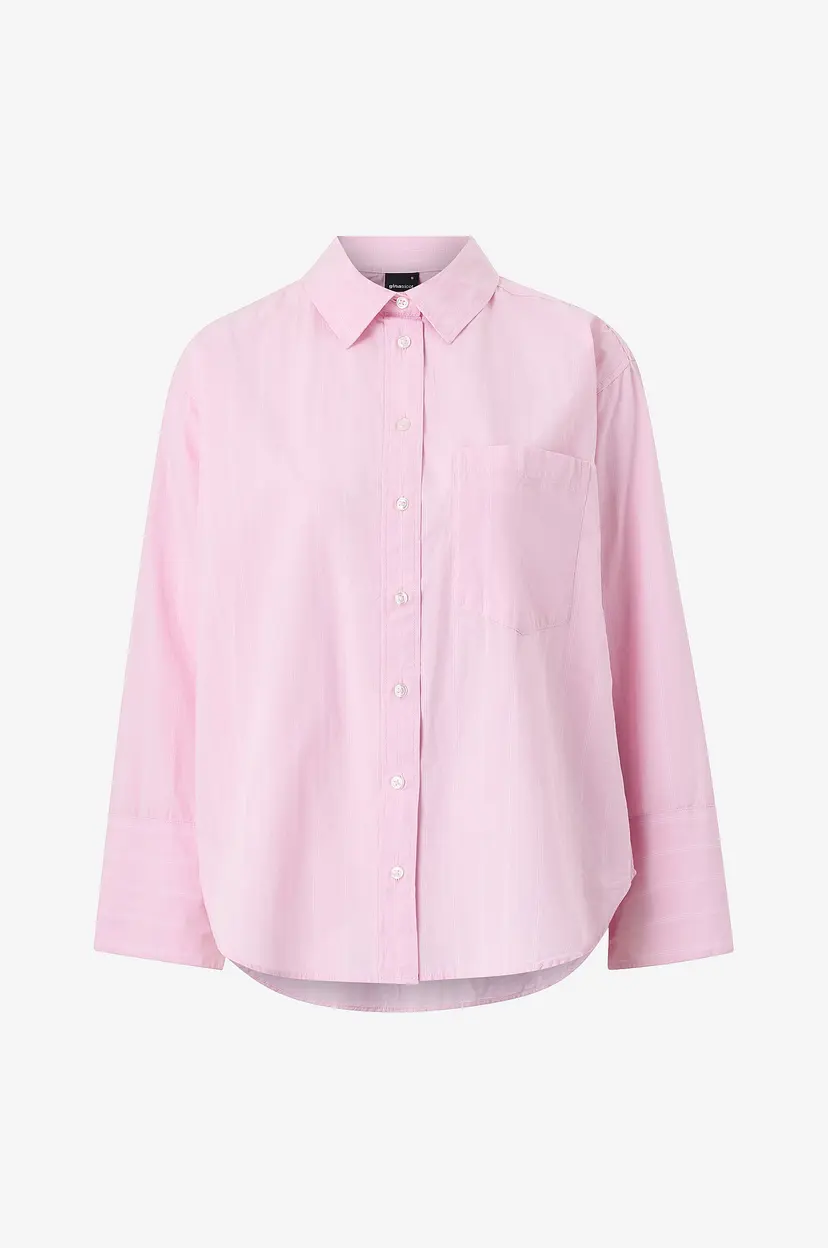 Gina Tricot Skjorte Poplin - Rosa
