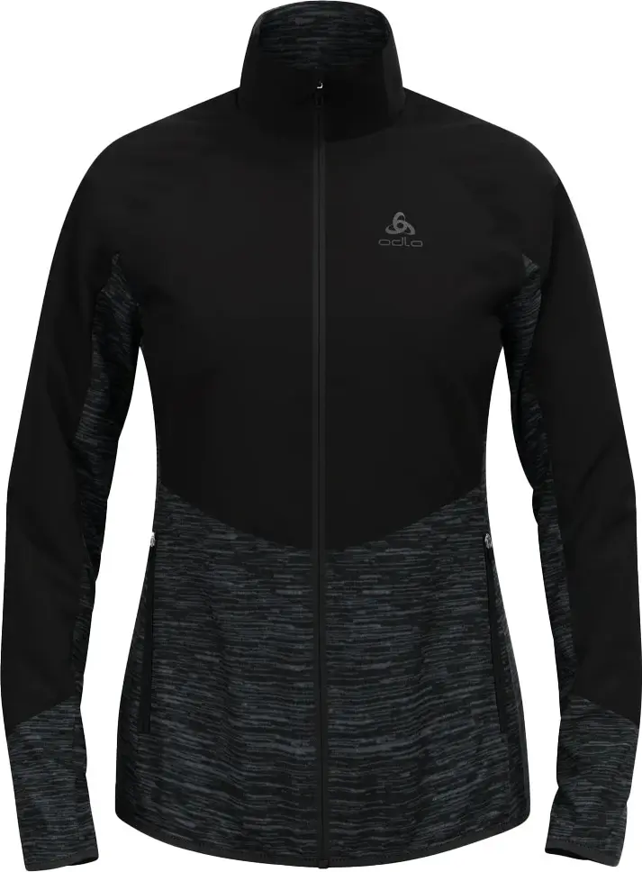 Odlo Odlo Women's Run Easy Warm Hybrid Jacket Black - Black