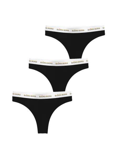 Björn Borg Logo Thongs 3-pack