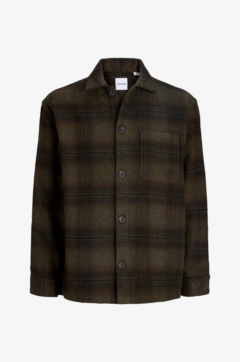 Jack & Jones Overtreksskjorte Jjesoho Ollie Overshirt Ls Sn - Grønn