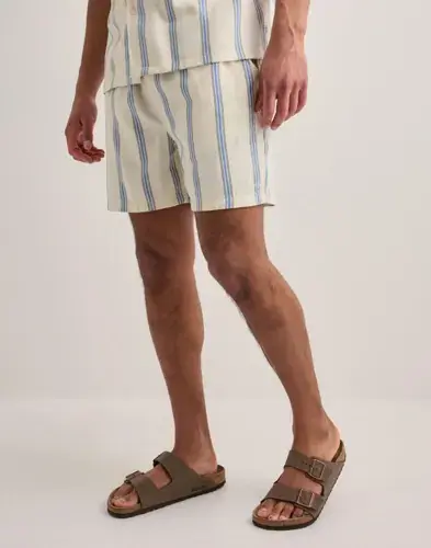 Les Deux Les Deux Lawson Stripe Shorts Shorts Beige