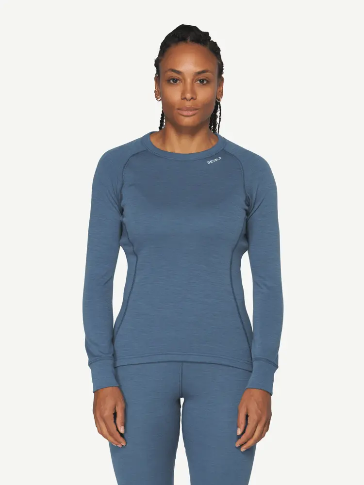 Devold Devold - Duo Active Merino 205 Ulltrøye Dame - Medium - Blå