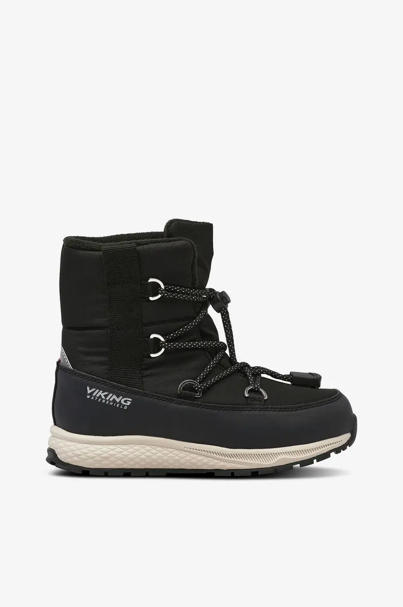 Viking Vinterskoletter Equip Warm WP SL - Svart