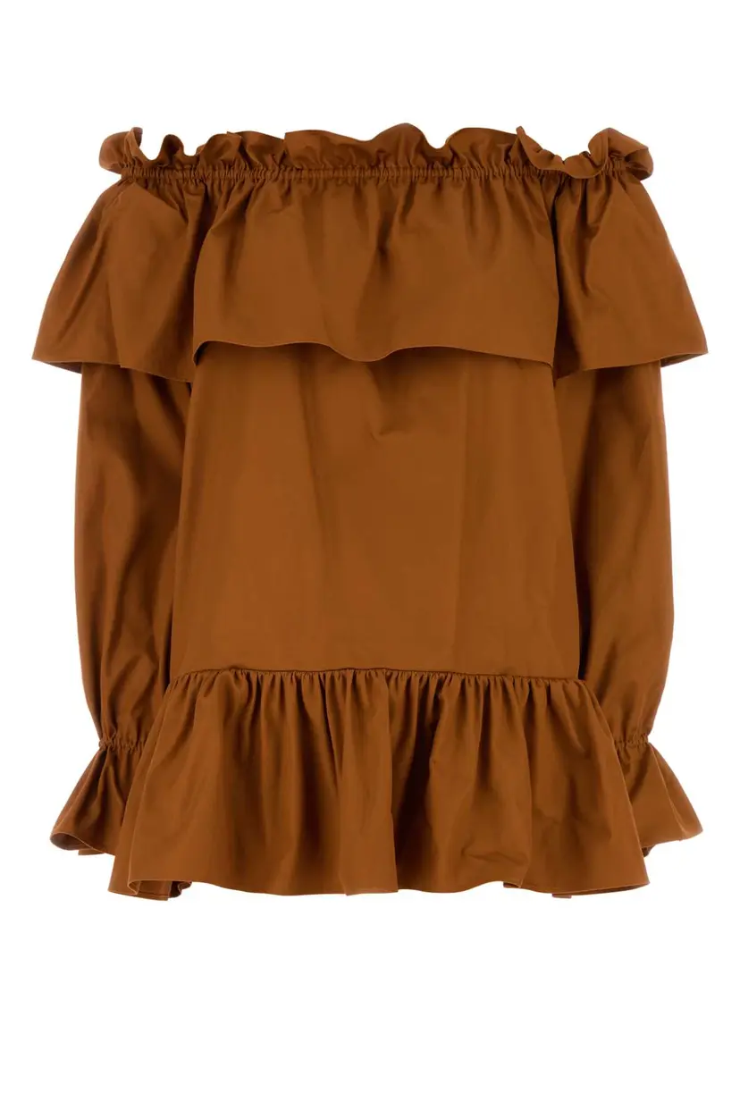Saint Laurent Saint Laurent Midikjoler – Brun