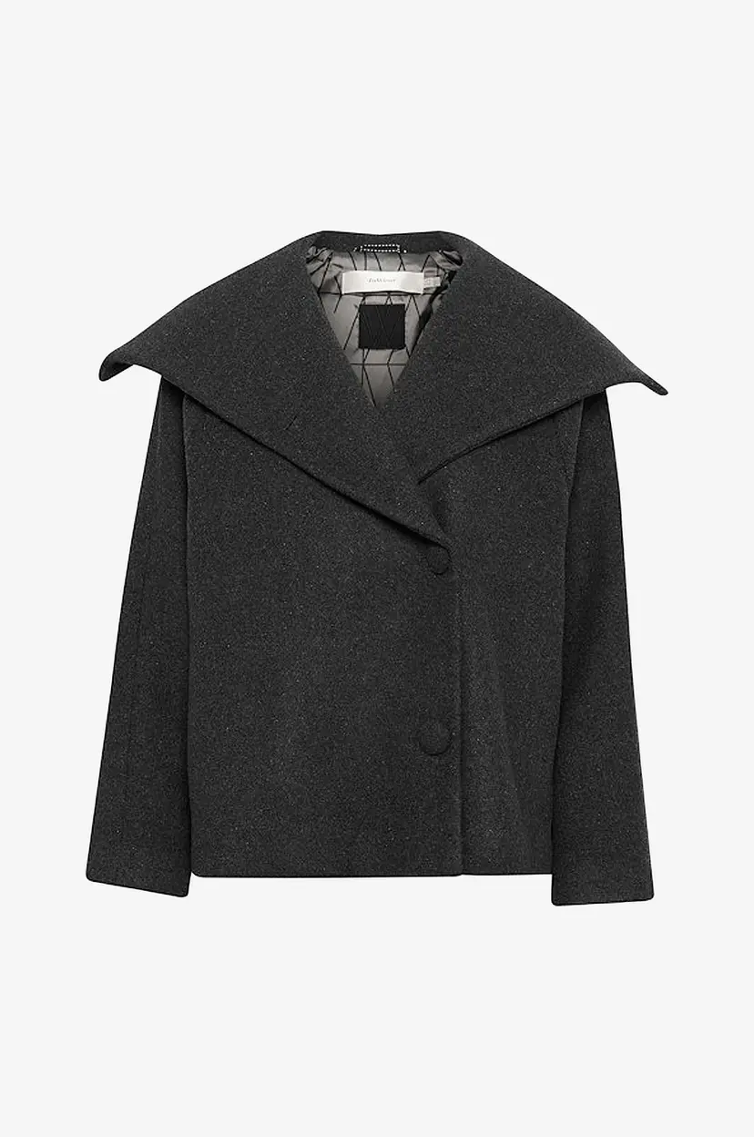 Inwear Ullkåpe Perryiw Short Coat R - Grå