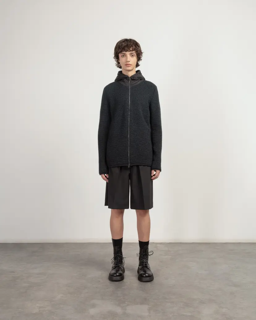 Premiata Premiata PMG09 Gray Knitted coat