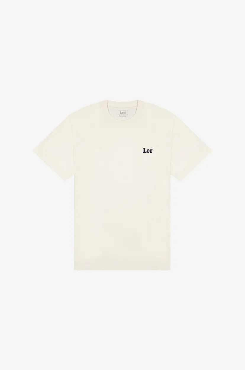 Lee T-skjorte SS Small Logo Tee - Hvit