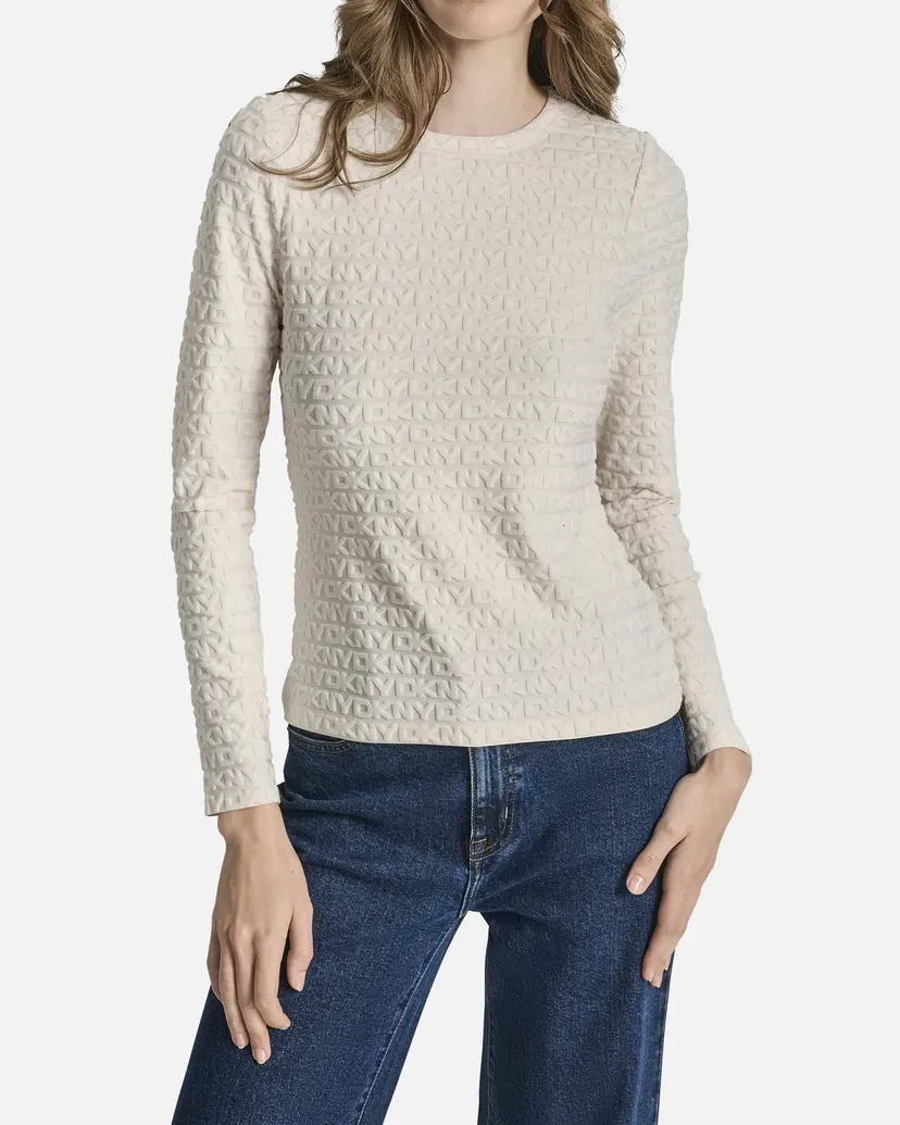 DKNY Jeans DKNY Jeans DJ5T1572 Beige Sweatshirt
