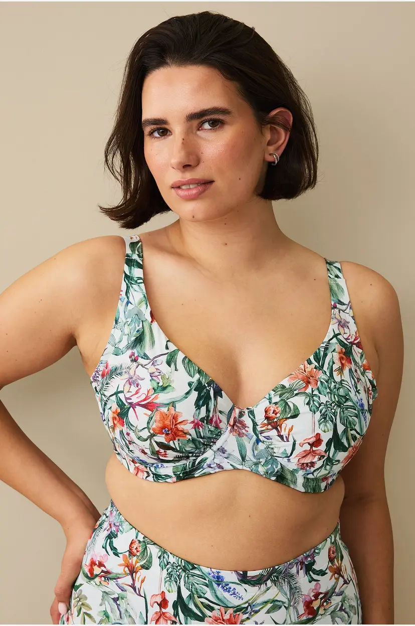 Ellos Plus collection Linda Bikini-BH med bøyler - Hvit