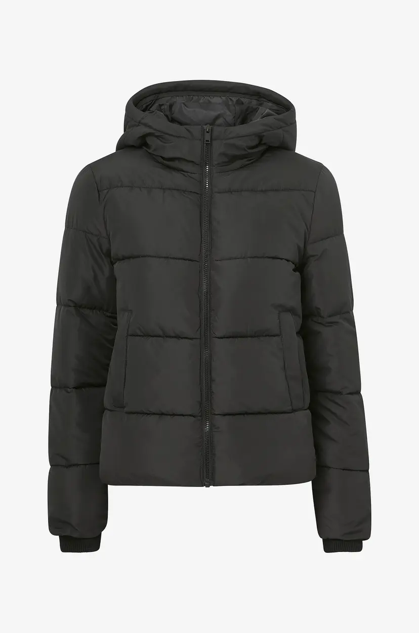 Pieces Jakke pcBee New Short Puffer Jacket BC - Svart